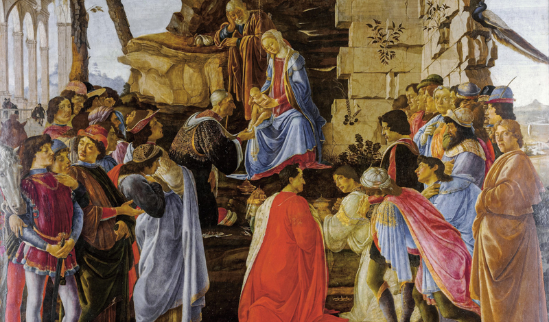 Sandro Botticelli „Pokłon Trzech Króli”