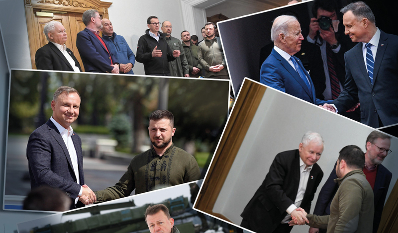 ROJEKT OKŁADKI: TREVOR, FOT. RAFAŁ GUZPAP, KANIUKA RUSLAN/ PAP/UKRINFORM, AA/ABACA/PAP, ANDRZEJ LANGE/PAP(2), TOMASZ WASZCZUKPAP